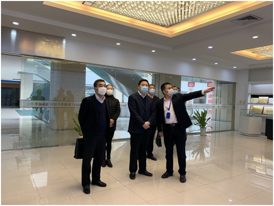无锡市市委领导视察无锡不锈钢电子交易···
